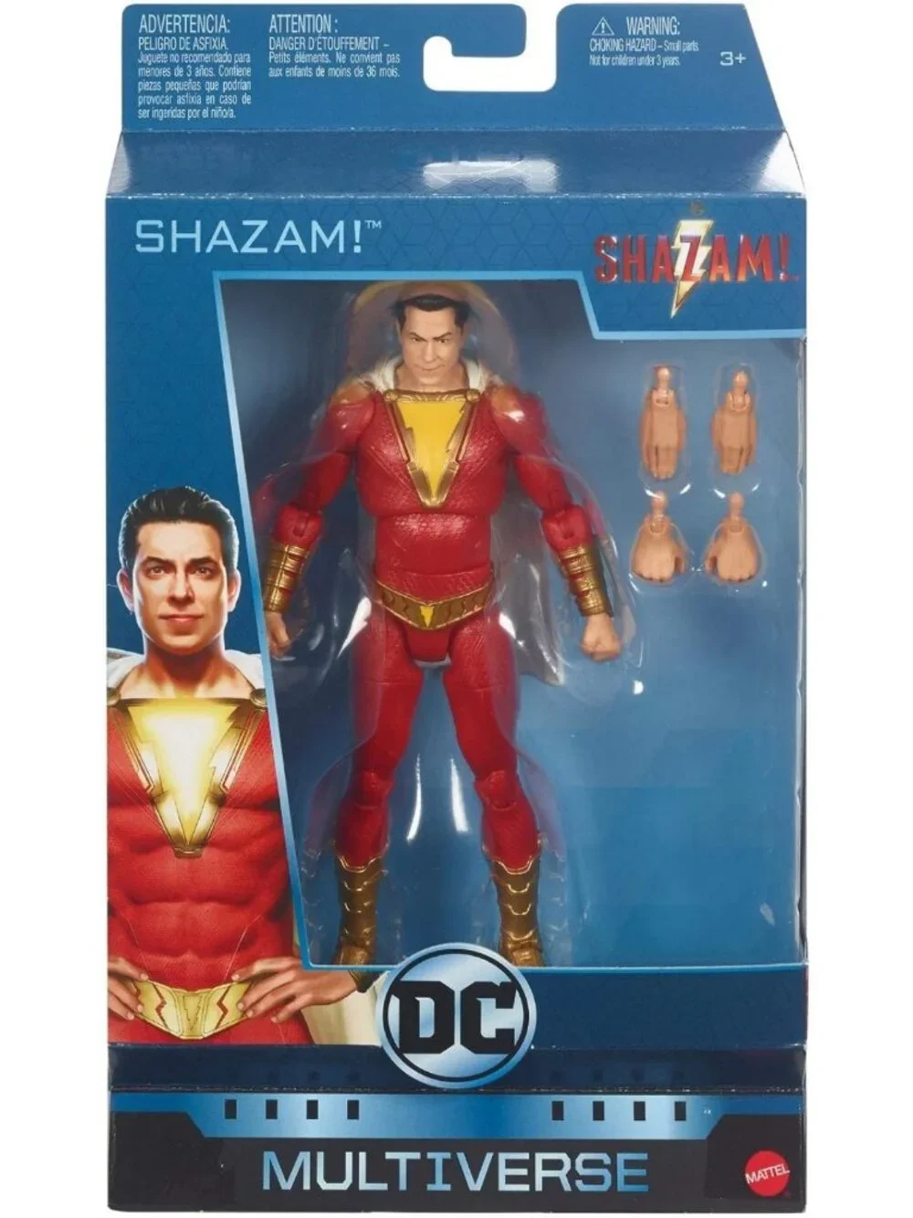 Shazam! Action Figure - DC Comics Multiverse Collectible Toy, Superhero Gift